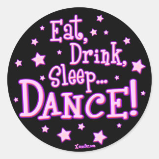Trink Sleep Tance Stickers essen