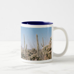 Trinkbecher Arizona Sonoran Wüstenpanorama Bild Zweifarbige Tasse