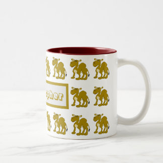 Trinkbecher Dromedar Kamel Design Zweifarbige Tasse