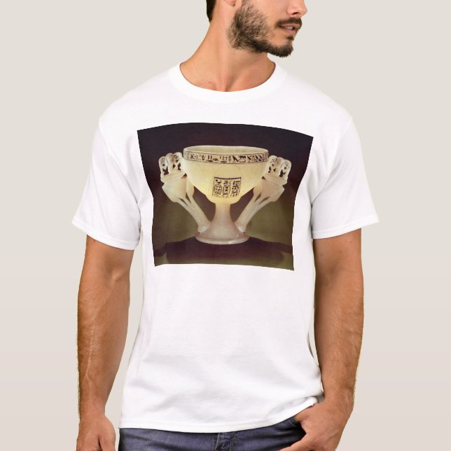 Trinkbecher in Form von Hälfte-geöffnet T-Shirt (Vorderseite)