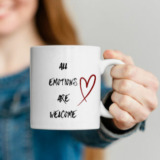 Trinkbecher mit positivem Zitat zur mentalen Gesun Tasse