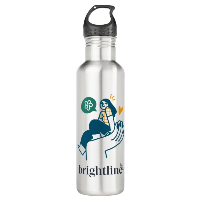 Trinkbehälter - Edelstahl 24-oz-Wasserflasche Edelstahlflasche (Vorderseite)
