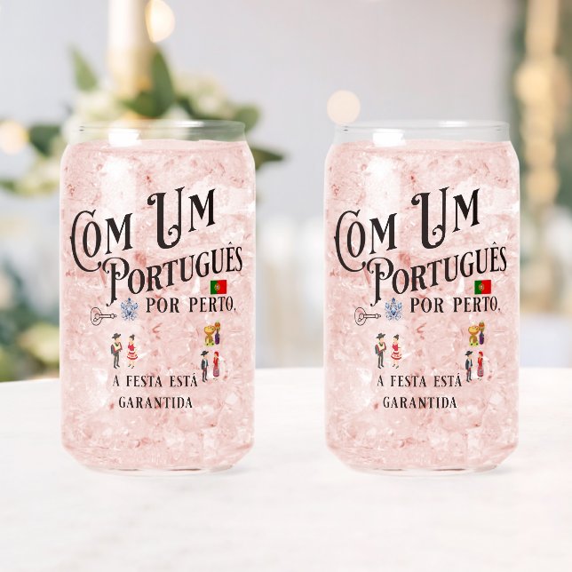Trinkbehälter Set Com um Portugues por perto Dosenglas (Insitu (Hochzeit))