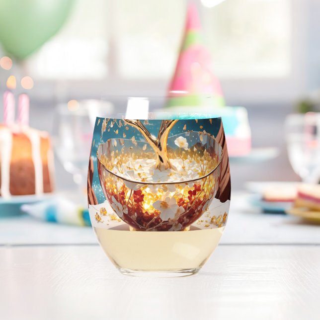 Trinkbehälter Set Weinglas Ohne Stiel (Insitu (Geburtstag))