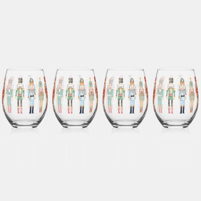 Trinkbehälter-Stil:Edelstahlglas,Set:Nutcracker Weinglas Ohne Stiel (Vorderseite)