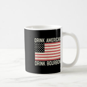 Trinke Amerikanische Bourbon Flaschen Amerikanisch Kaffeetasse