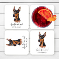 Trinke auf mich! Dobermann Dog Pet Wedding