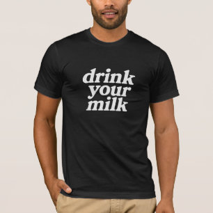 Trinke deine Milch Vintage Retro T-Shirt