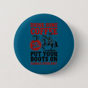 Trinke etwas Kaffee und zeige dein Kunstwerk Button