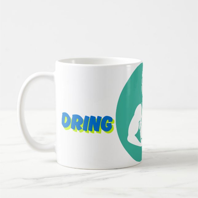 Trinke Gesund Fitnesstasse Kaffeetasse (Links)