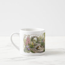 Trinke in den Garten Becher