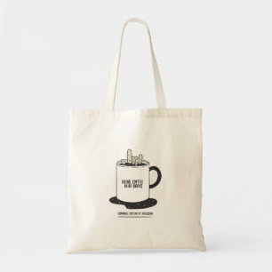 Trinke Kaffee Lies Bücher Zerlege Systeme Tragetasche