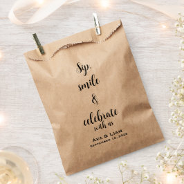 Trinke, Lächle & Feiere Geschenktütchen