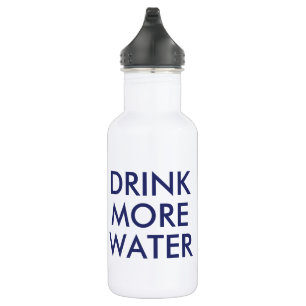 Trinke mehr Wasser Funny Spaß Waterflasche Trinkflasche