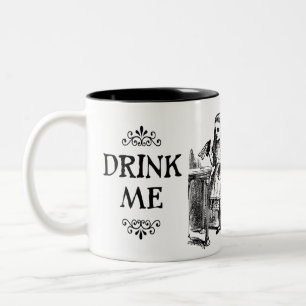 Trinke Mich Zweifarbige Tasse