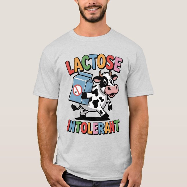 Trinke Milch Lustiges Sarkastisches Meme T-Shirt (Vorderseite)