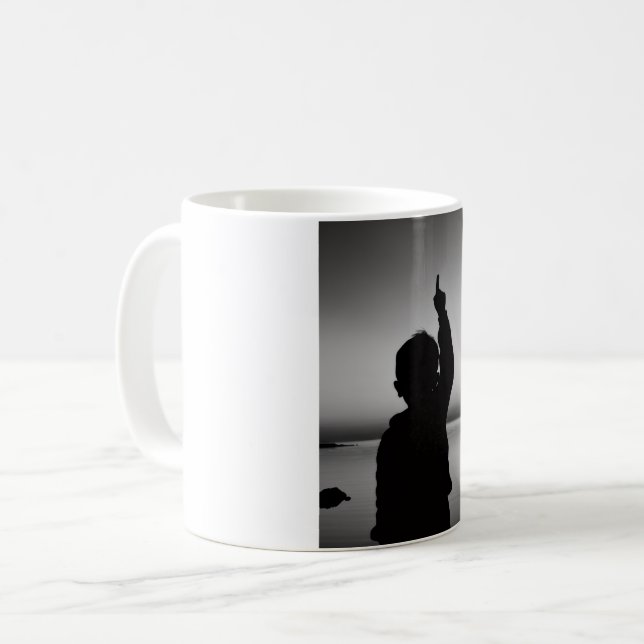 trinke mit neuem Muggggggg Kaffeetasse (Vorderseite Links)