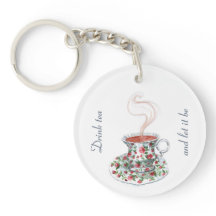 Trinke Tee und lass es sein Slogan Zitat, Vintage-