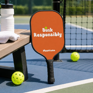 Trinke Verantwortungsvoll Name Orange Turmalin Pickleball Schläger