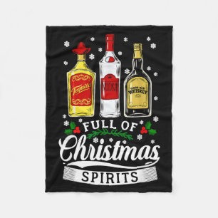 Trinken Alkohol Weihnachtsfeier Geschenk Voller We Fleecedecke