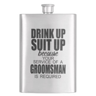 Trinken, Anzug TRAUZEUGE-Geschenk Flachmann
