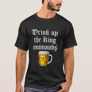 Trinken auf dem Chef spricht Biertrinker Sprichwor T-Shirt
