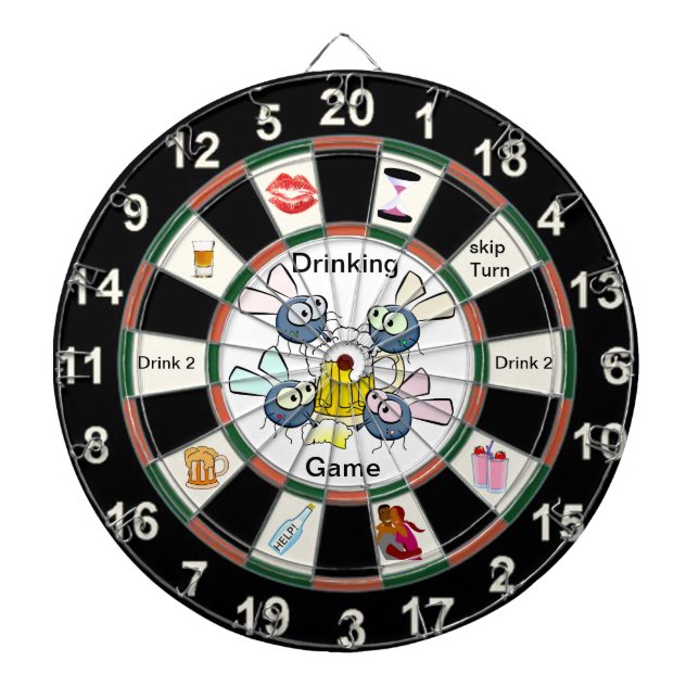 Trinken Bier Dart Board Spiel Dartscheibe (vorne)