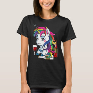 Trinken Einhorn Geburtstagsgetränke Frauen T-Shirt