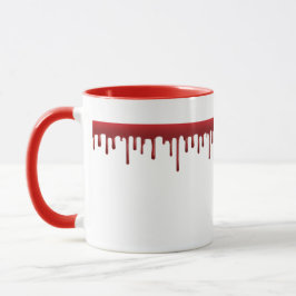 Trinken gotische Tasse des Blutkaffees