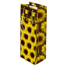 Trinken im Sonnenschein - Wein Geschenktasche