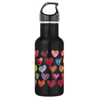 Trinken in der Liebe Wasser -30 Herz Edelstahlflasche