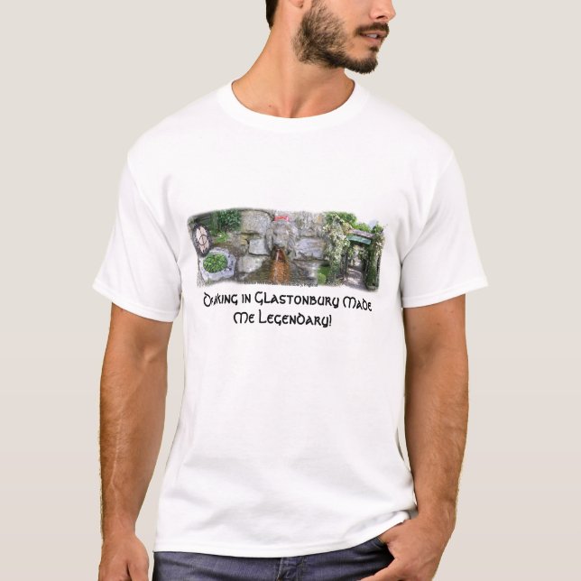 Trinken in Glastonbury Shirt (Vorderseite)