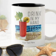Trinken in meiner Hand Zitat Nautical Beach Sommer