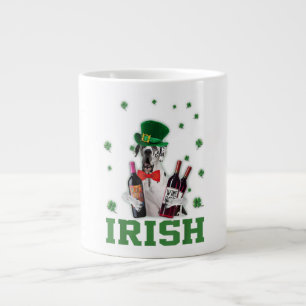 Trinken mit großartiges irisches Kleeblatt Lucky Jumbo-Tasse