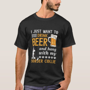 Trinken Sie Bier und halten Sie mit meinem Grenz-C T-Shirt