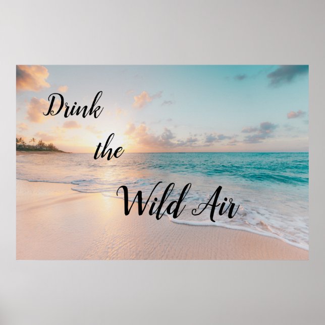 Trinken Sie das Wild Air Poster (Vorne)
