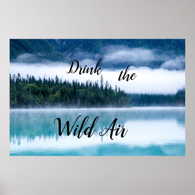 Trinken Sie das Wild Air Poster (Vorne)