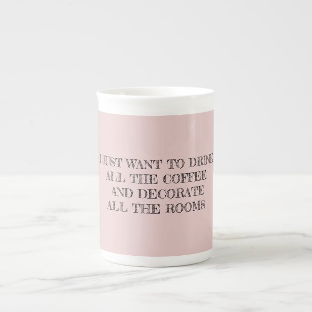 Trinken Sie die ganze Kaffee Tasse (Vorderseite)