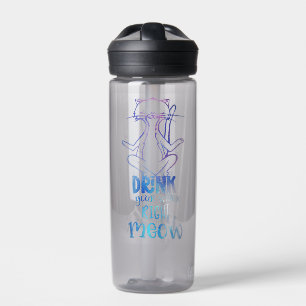 Trinken Sie direkt Meow Yoga Cat Trinkflasche