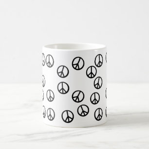 Trinken Sie Frieden-Gefüllten Kaffee! Kaffeetasse