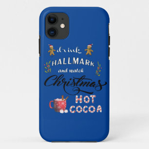 Trinken Sie heißen Kakao und sehen Sie sich Weihna Case-Mate iPhone Hülle