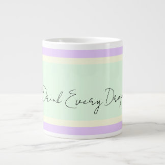 Trinken Sie jeden Tropfen Jumbo Jumbo-Tasse