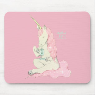 Trinken Sie Kaffee u. Tee mit mir - Mausunterlage Mousepad