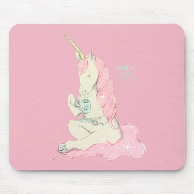 Trinken Sie Kaffee u. Tee mit mir - Mausunterlage Mousepad (Vorne)