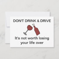 Trinken Sie keine Karte