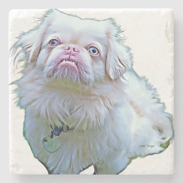 Trinken Sie Küsten Limousine! Steinuntersetzer (Vorderseite)