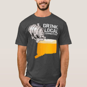 Trinken Sie lokale Handwerkskraft Bierdeckel T-Shirt