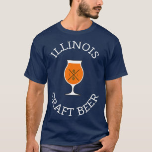 Trinken Sie lokalen Illinois Kunsthandwerker T-Shirt