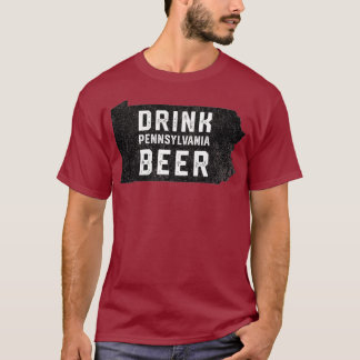 Trinken Sie lokalen Pennsylvania Bierbraut Staat T-Shirt