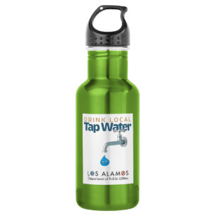 Trinken Sie lokales Leitungswasser Edelstahlflasche